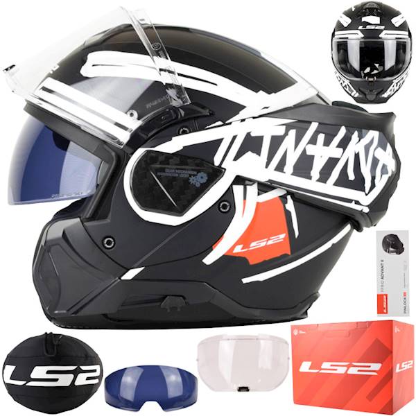 Kask LS2 FF910 Advant II Tape Black M