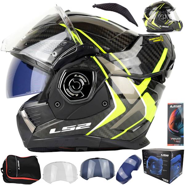 Kask LS2 FF901 Advant X C Future II H-V Yel. XL