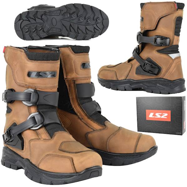 Buty LS2 Adventure Man WP Brown 44