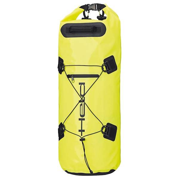 Held torba tylna Roll-Bag 2 Black/Fluo Yellow 40L