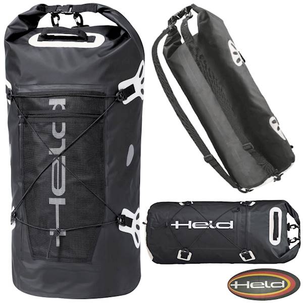 Held torba tylna Roll-Bag 2 Black 40L