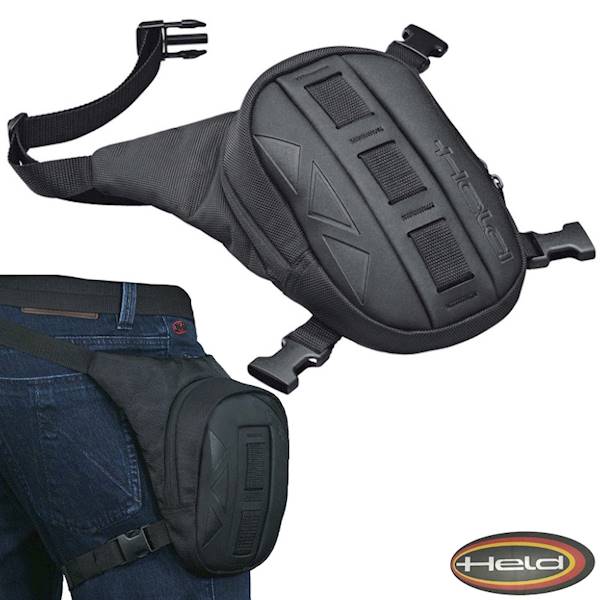 Held torba na nogę Lap Bag II Black 1L