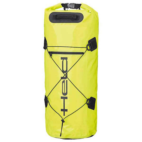 Held torba tylna Roll-Bag 2 Black/Fluo Yellow 90L