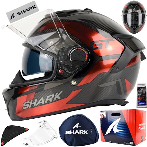 Kask Shark Spartan Gt Pro Ritmo Carb cza/cze/sre L