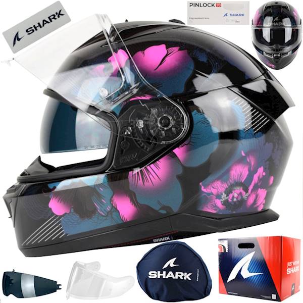Kask Shark D-Skwal 3 Mayfer Kameleon Cz/Ni/Róż M