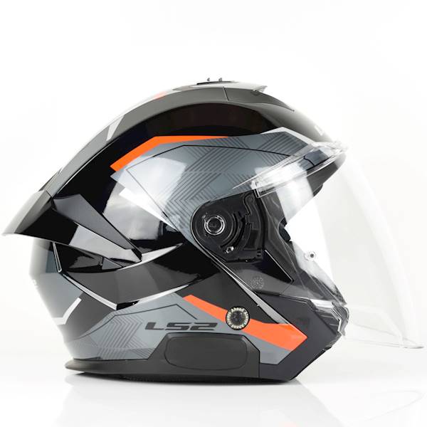 Kask LS2 OF618 Verso II Air Black Red M