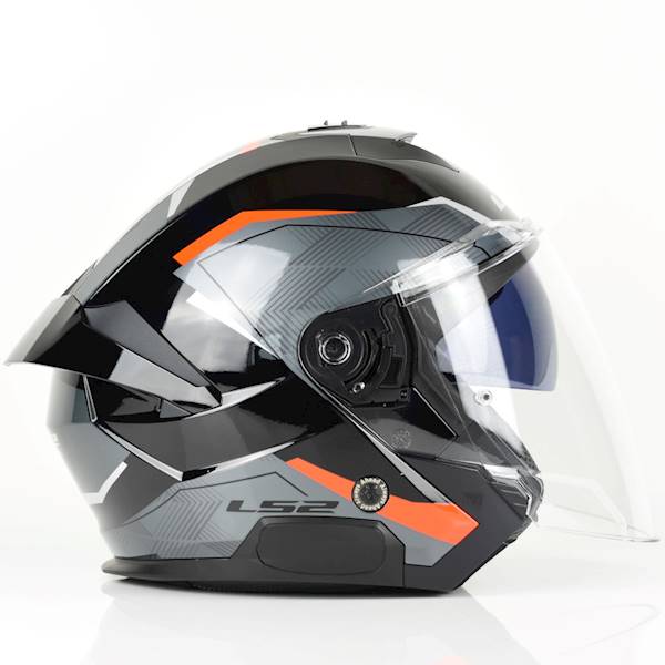 Kask LS2 OF618 Verso II Air Black Red M