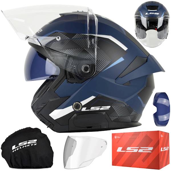 Kask LS2 OF618 Verso II Air Navy Blue S