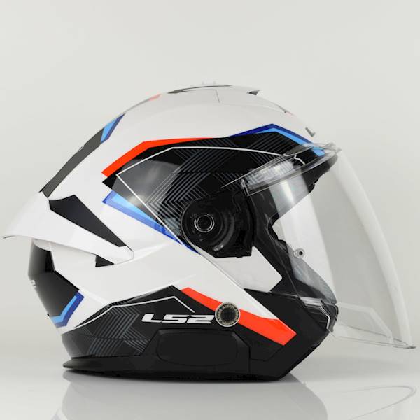 Kask LS2 OF618 Verso II Air White Blue Red XXL