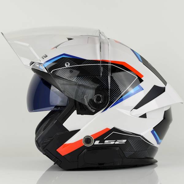 Kask LS2 OF618 Verso II Air White Blue Red XXL