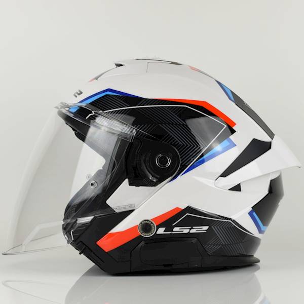 Kask LS2 OF618 Verso II Air White Blue Red 3XL