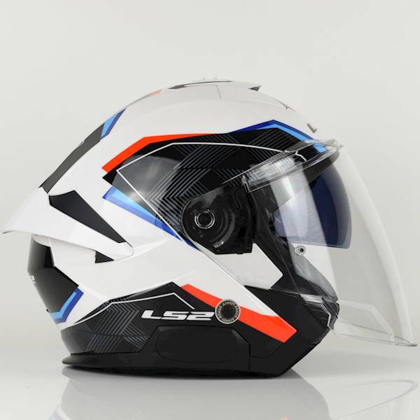 Kask LS2 OF618 Verso II Air White Blue Red 3XL