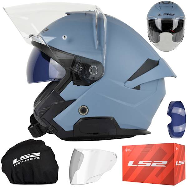 Kask LS2 OF618 Verso II Solid Misty Blue L