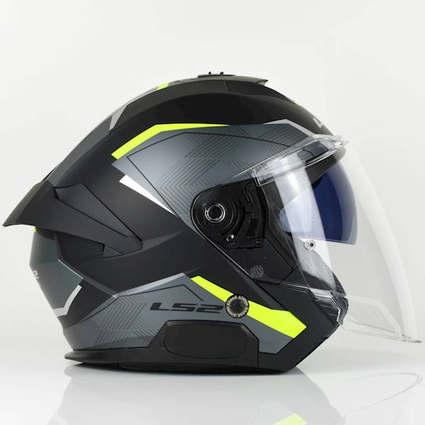 Kask LS2 OF618 Verso II Air Black H-Vis Yellow L