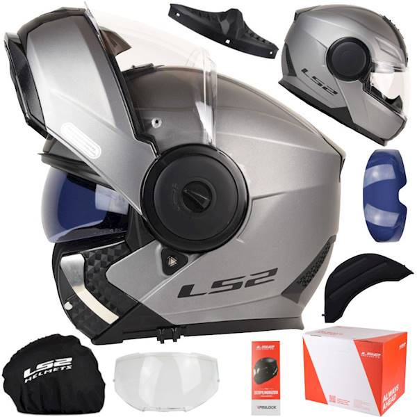 Kask LS2 FF902 Scope II Solid Titanium M + Pin