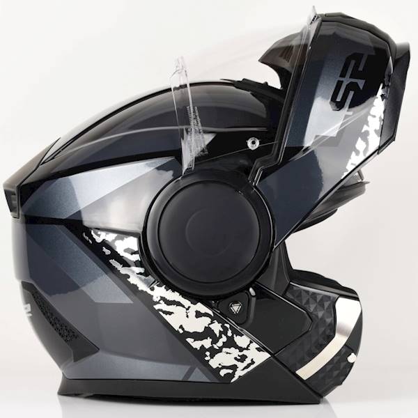 Kask LS2 FF902 Scope II Oxyd Black Titan 3XL + Pin