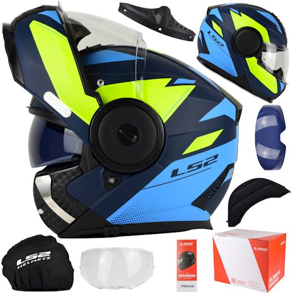 Kask LS2 FF902 Scope II Duria M.Bl.H-V M + Pin
