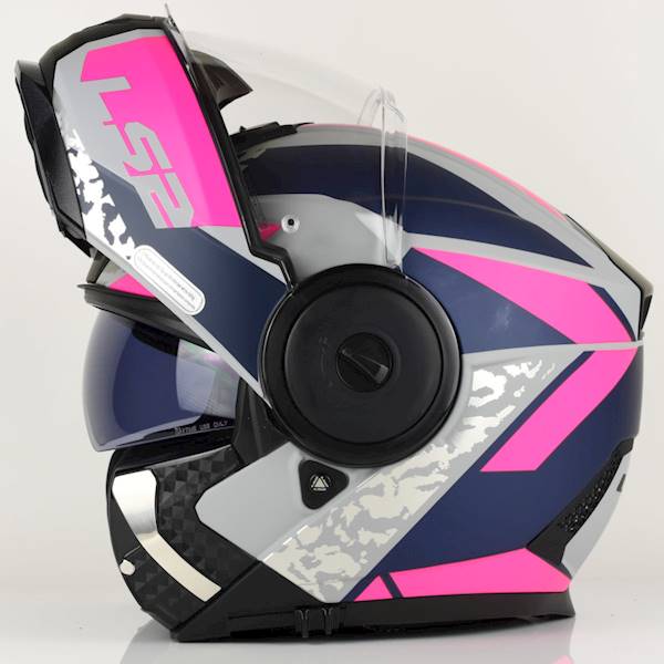 Kask LS2 FF902 Scope II Oxyd M.Gr.Bl.Prp 3XL + Pin