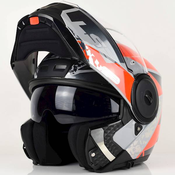 Kask LS2 FF902 Scope II Oxyd Grey Red XXL + Pin
