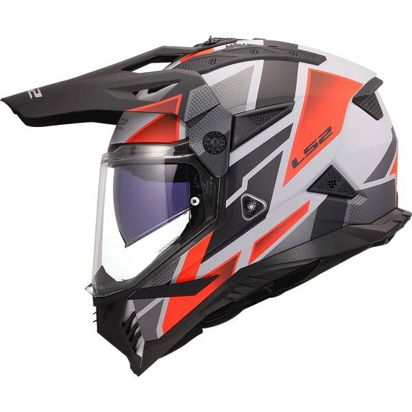 Kask LS2 MX702 Pioneer II Block Grey Red 3XL