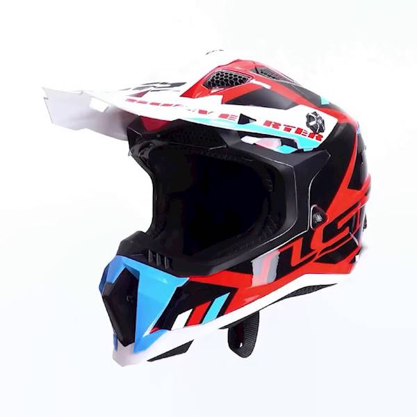 Kask LS2 MX700 Subverter Stomp White Blue Red 3XL
