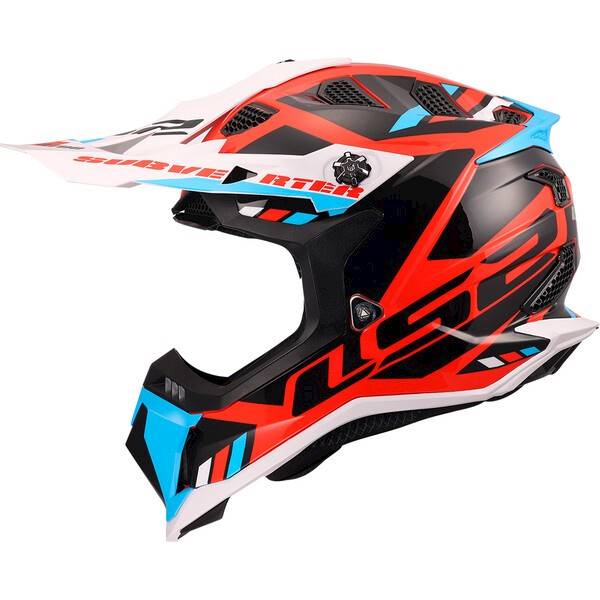 Kask LS2 MX700 Subverter Stomp White Blue Red XS