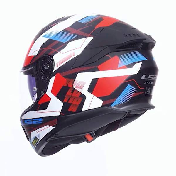 Kask LS2 FF808 Stream II Mika White Blue Red M