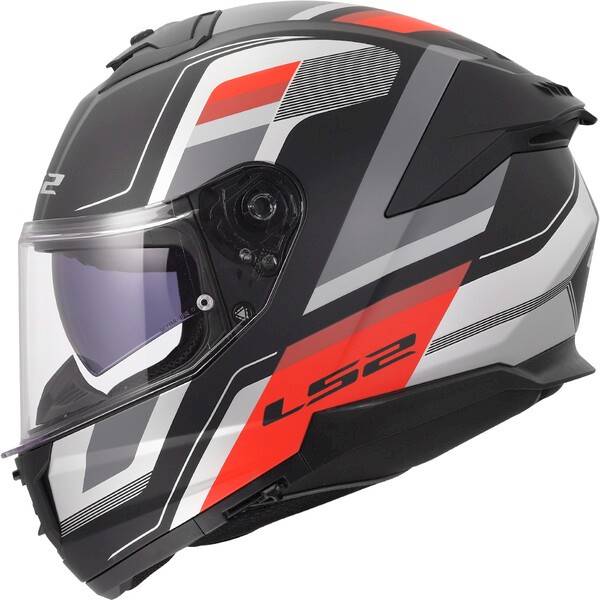 Kask LS2 FF808 Stream II Vintage Bl.Grey Red XL
