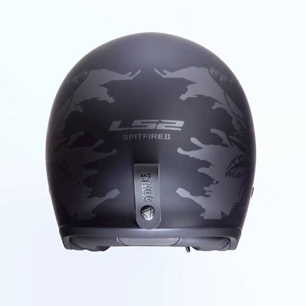 Kask LS2 OF599 Spitfire II Willy Black Grey XS