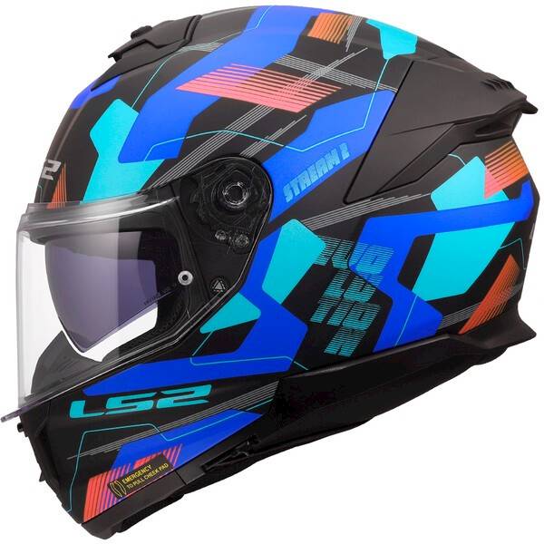 Kask LS2 FF808 Stream II Mika Black Blue S