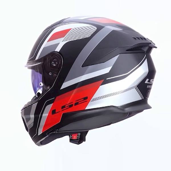 Kask LS2 FF808 Stream II Vintage Bl.Grey Red M