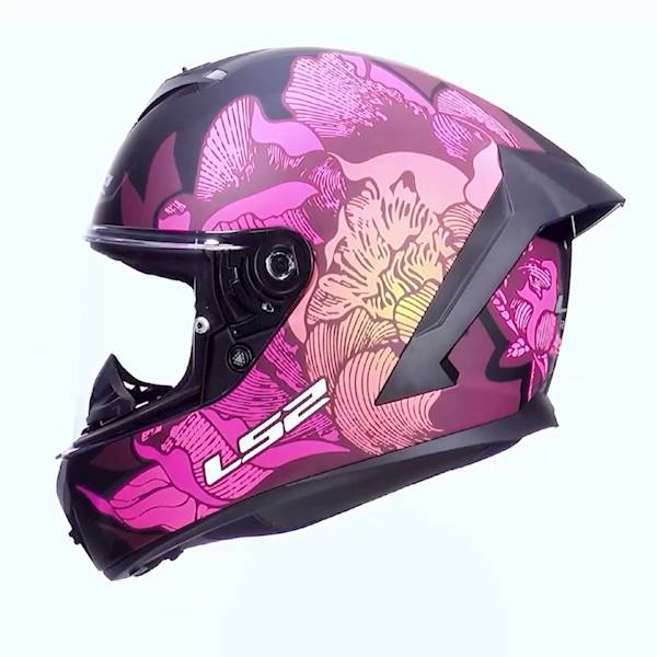 Kask LS2 FF820 Rapid III Poppies II Black Pink M