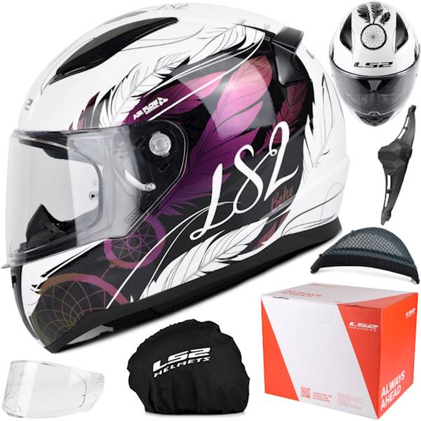 Kask LS2 FF353 Rapid II Boho White Bl. Pink