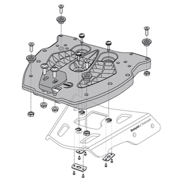 Sw-Motech Płyta Do Alu-Rack Pod Kufer Trax