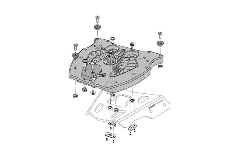 Sw-Motech Płyta Do Alu-Rack Pod Kufer Trax