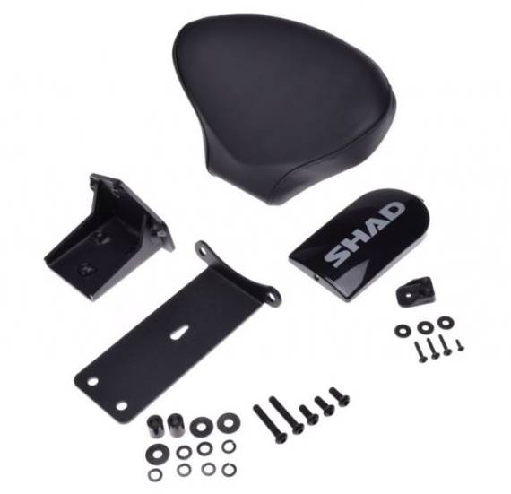 Oparcie dla pasażera SHAD do YAMAHA XMAX Czarne