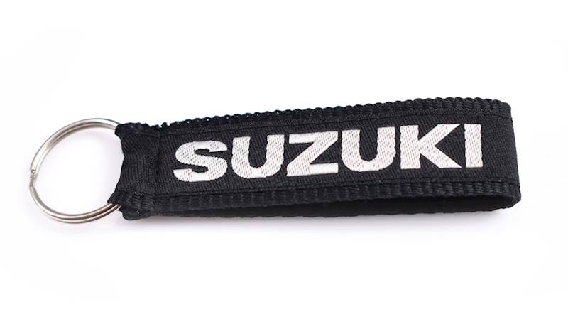 Suzuki czarna zawieszka do kluczy