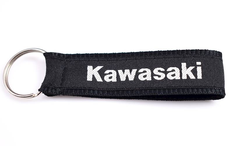 Kawasaki czarna zawieszka do kluczy