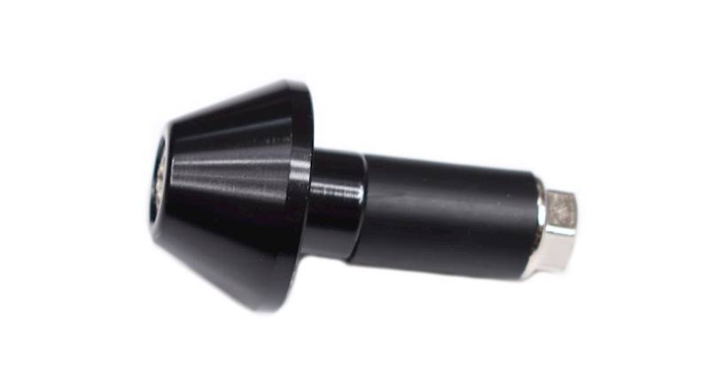 Końcówki kierownicy czarne 13 mm