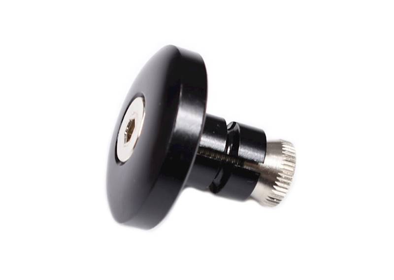 Końcówki kierownicy czarne 13 mm