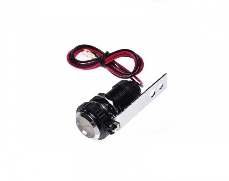 GNIAZDO ZAPALNICZKI USB+ZEGAR