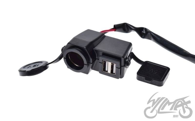 GNIAZDO ZAPALNICZKI + USB MOTOCYKL SKUTER ATV