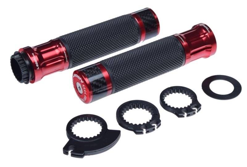 MANETKI MOTOCYKLOWE LEOSHI 655 CZERWONE
