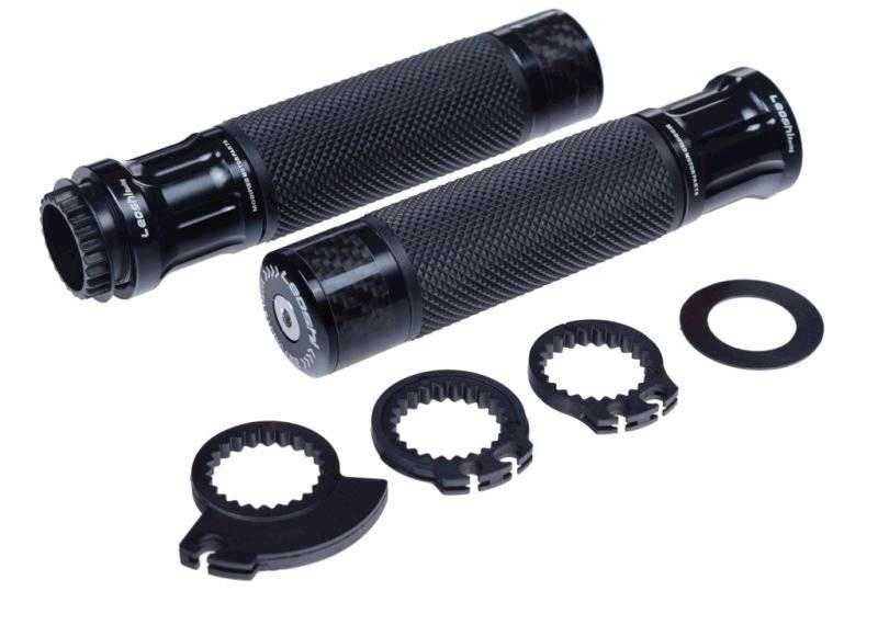 MANETKI MOTOCYKLOWE LEOSHI 655 CZARNE