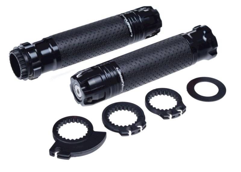 MANETKI MOTOCYKLOWE LEOSHI 658 CZARNE