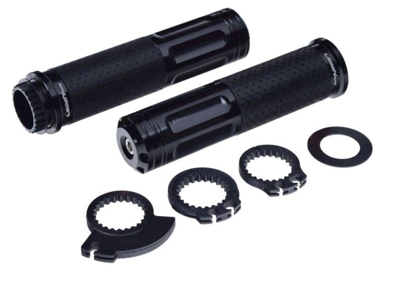 MANETKI MOTOCYKLOWE LEOSHI 642 CZARNE