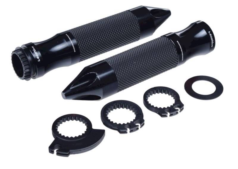 MANETKI MOTOCYKLOWE LEOSHI 653 CZARNE