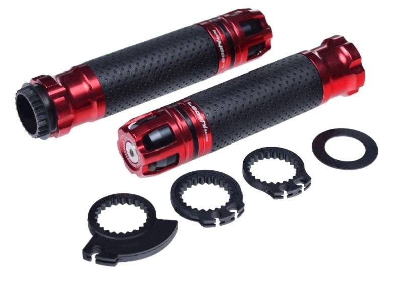 MANETKI MOTOCYKLOWE LEOSHI 658 CZERWONE