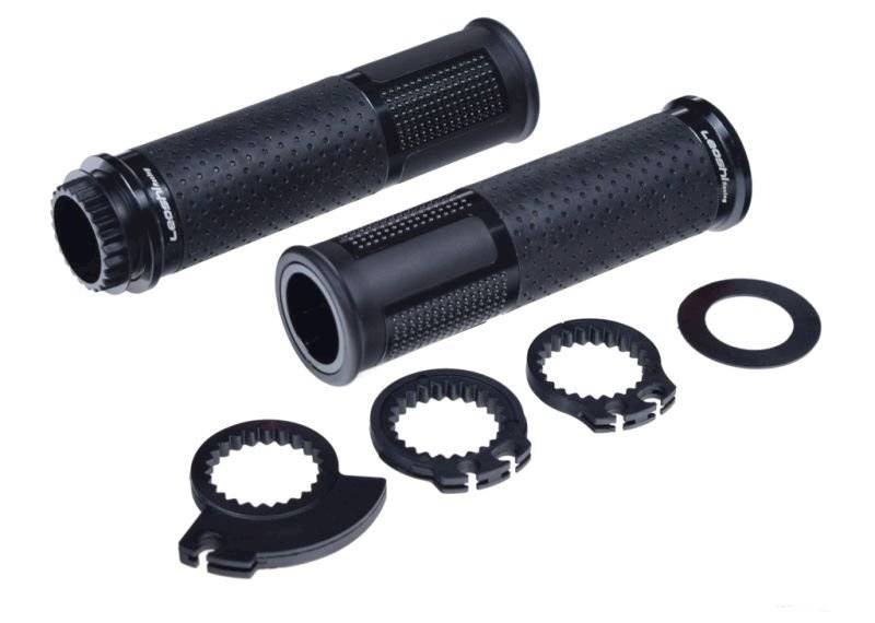 MANETKI MOTOCYKLOWE LEOSHI 654 CZARNE