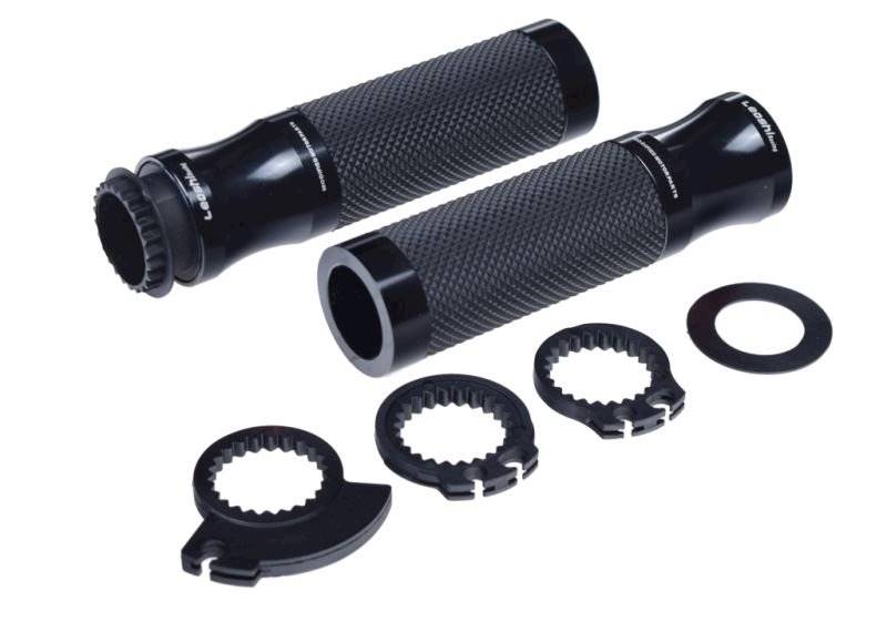 MANETKI MOTOCYKLOWE LEOSHI 652 CZARNE